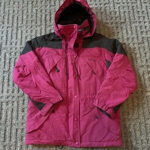 Vintage L.L. Bean 90’s Pink and Black Jacket
